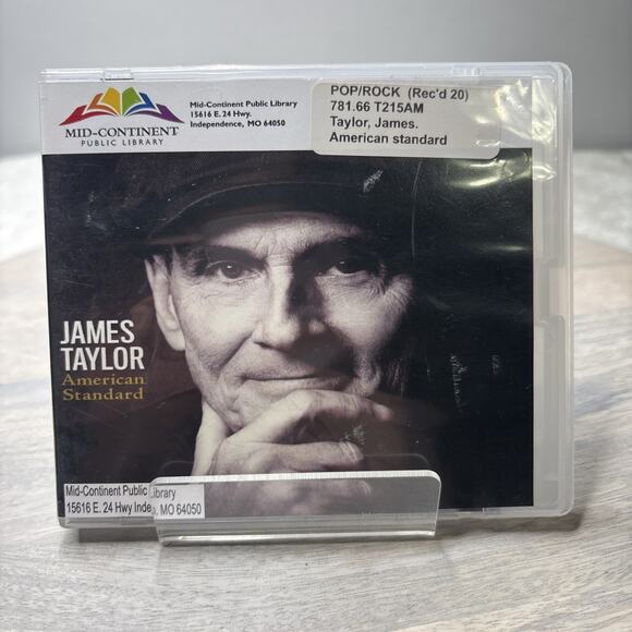 Other - James Taylor – American Standard CD Album 2020 Pop Rock – READ (Ex-Library)